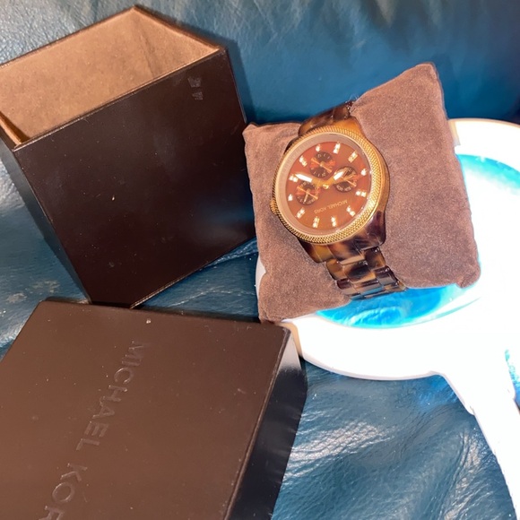 ***VINTAGE*** Michael Kors Tort Ritz Women's Watch ⌚️ № 5038 - Picture 11 of 17